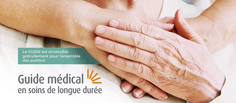 Guide médical soins longue durée - mains croisées